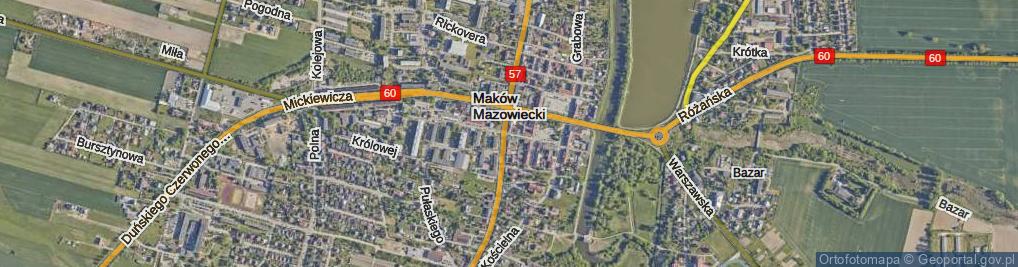 Zdjęcie satelitarne 1 Maja ul.